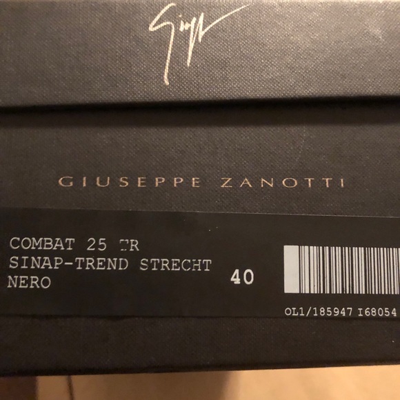 GIUSEPPE ZANOTTI leather over-the-knee boots - Picture 5 of 5